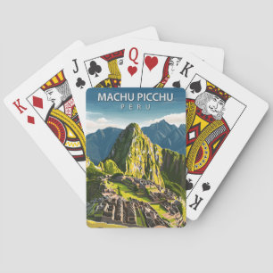 Baralho Viagens vintage Machu Picchu Peru