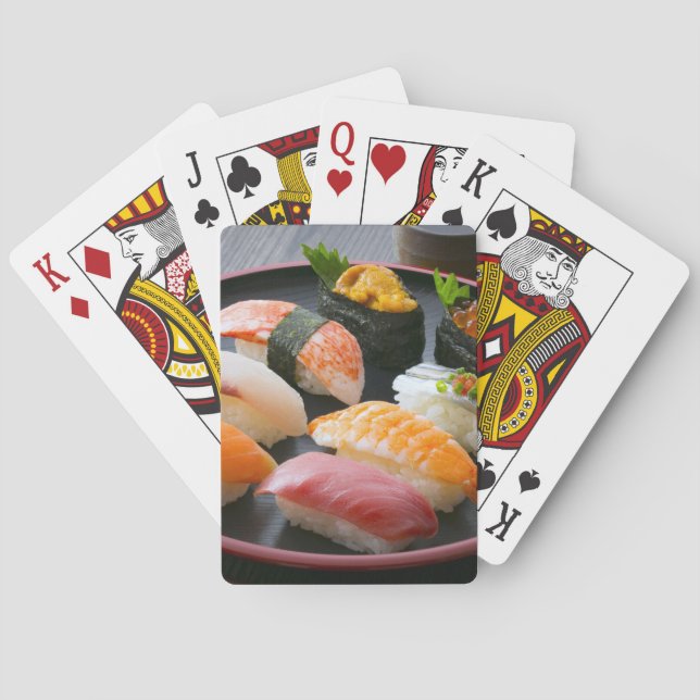 Baralho Vibrant Nigiri Set on Lacquer Tray (Verso)