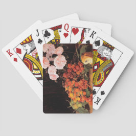 Baralho Vida Contínua com Rosas, Morangos e Pão