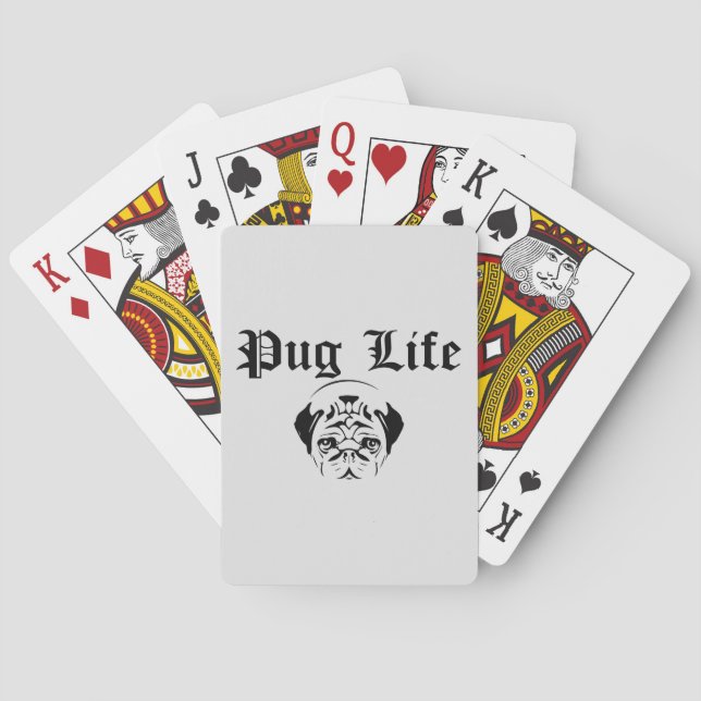 Baralho Vida do Pug (Verso)