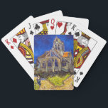 Baralho Vincent van Gogh - A Igreja em Auvers<br><div class="desc">Igreja de Auvers / l'Eglise à Auvers-sur-oise de Vincent Van Gogh em 1890</div>