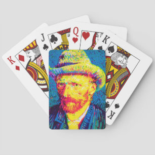 Baralho Vincent Van Gogh - Autorretrato com Chapéu Pop Art