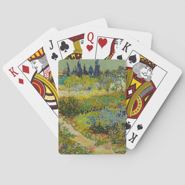 Baralho Vincent Van Gogh Garden em Arles (Verso)
