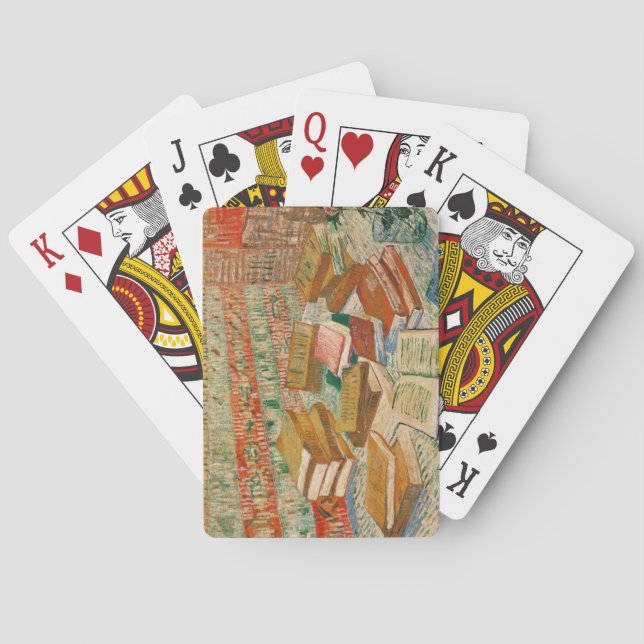 Baralho Vincent van Gogh | os livros amarelos, 1887 (Verso)