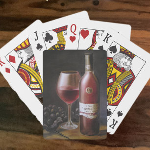 Baralho Vinho tinto