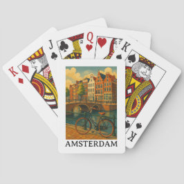 Baralho Vintage Amsterdam - Retro Viagem Design