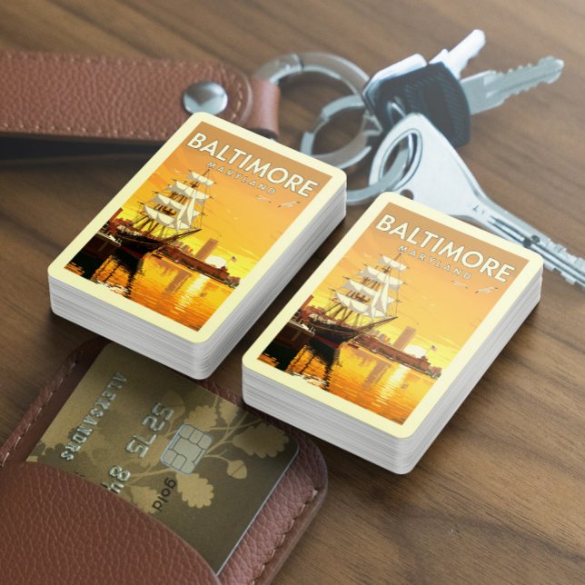 Baralho Vintage Baltimore Maryland (Criador carregado)