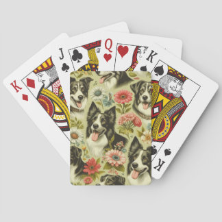 Baralho Vintage Border Collie Painting