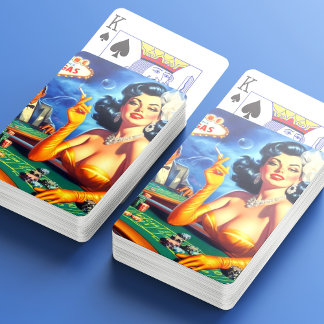 Baralho Vintage Casino Woman