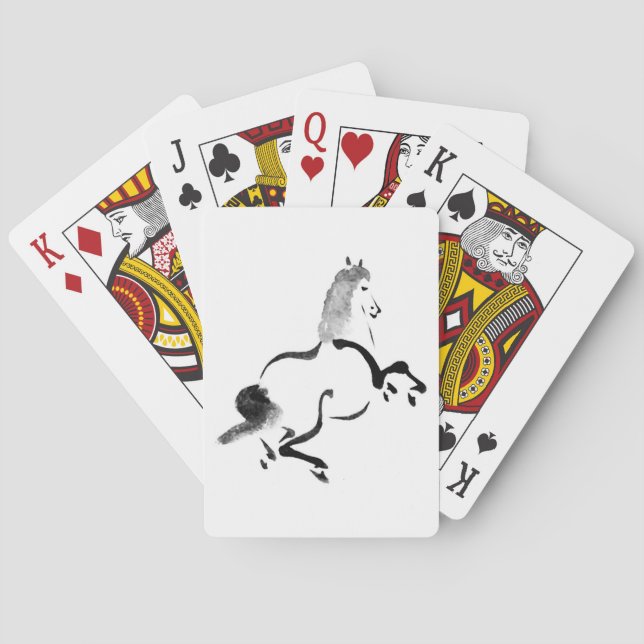 Baralho Vintage Chinês Cavalo (Verso)