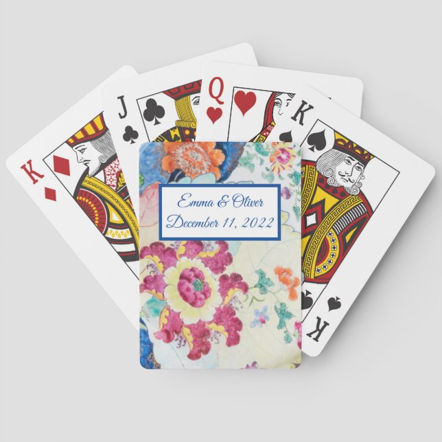 Baralho vintage Cigarro Folha de Brinquedos personalizados (Verso)