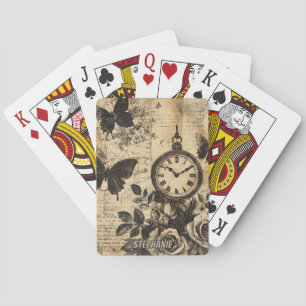 Baralho Vintage Compass & Butterfly - Papel Russo (1)