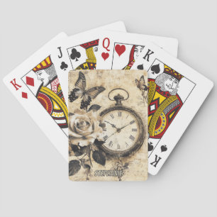 Baralho Vintage Compass & Butterfly - Papel Russo (2)