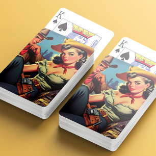 Baralho Vintage Cowboy e Cowgirl