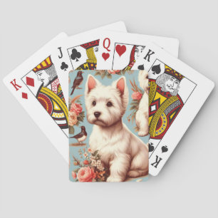 Baralho Vintage Cute West Highland White Terrier