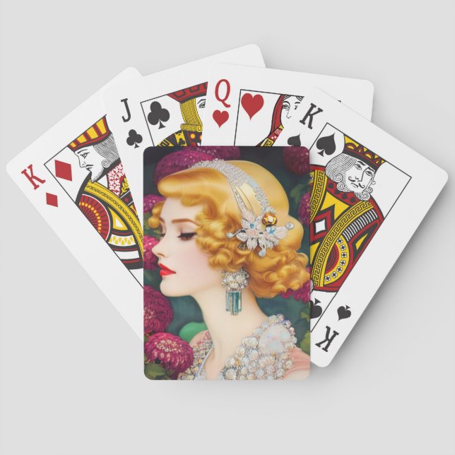 Baralho Vintage Fashionista Classic Playing Cards (Verso)