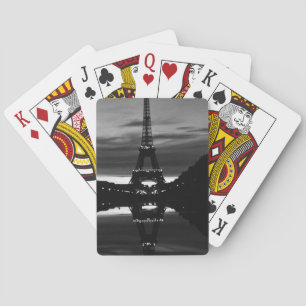 Baralho Vintage França Paris Reflexão torre Eiffel