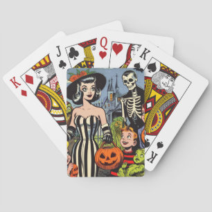 Baralho Vintage Halloween História em quadrinhos