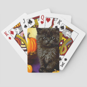 Baralho Vintage Halloween Kitten
