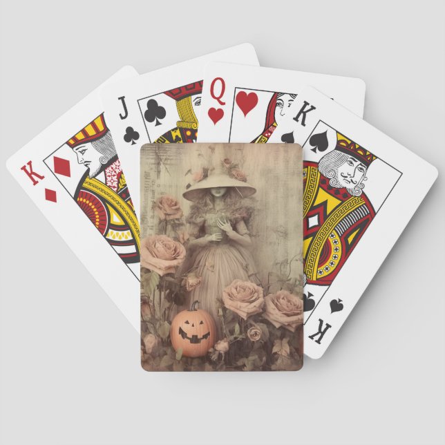 Baralho Vintage Halloween Witchcraft (9) (Verso)