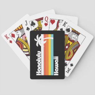 Baralho Vintage Honolulu Hawaii