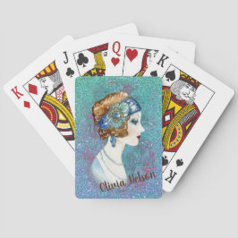 Baralho Vintage Lady on Glitter