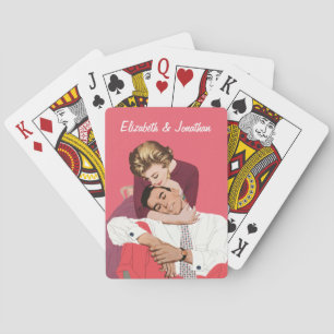 Baralho Vintage Love and Romance, Newlyweds em rosa
