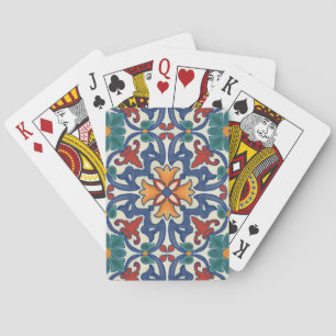 Baralho Vintage Português Azulejos Pattern