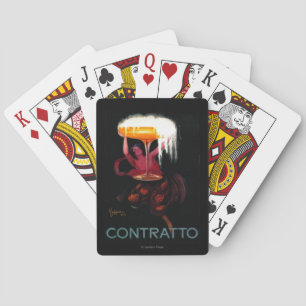 Baralho Vintage PosterEurope de Contratto