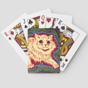 Baralho Vintage Psychedelic Cat por Louis Wain