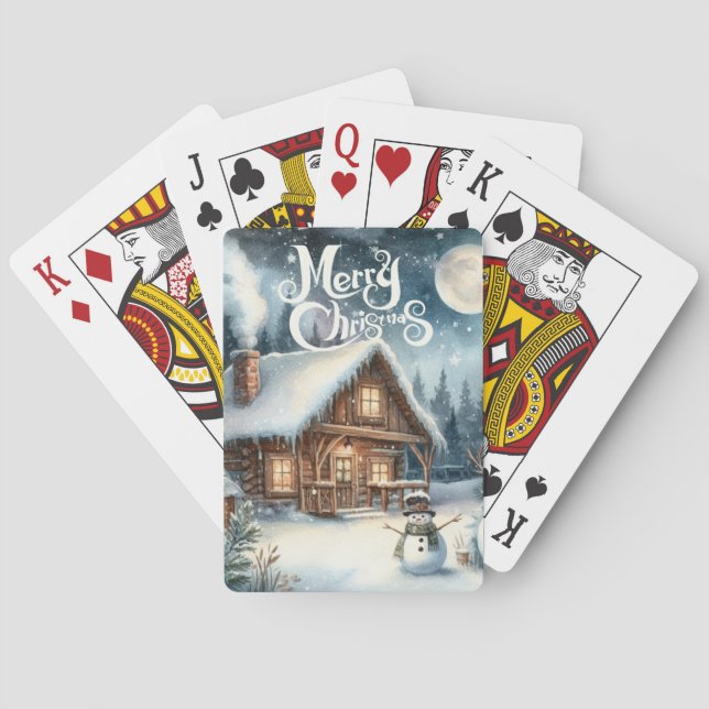 Baralho Vintage/Rustic/Snowman/Natal (Verso)