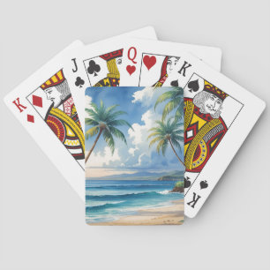 Baralho Vintage Style Havaiano Viagem Aloha Do Havaí