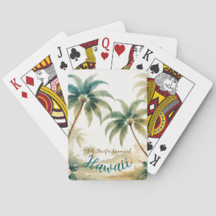 Baralho Vintage Style Havaiano Viagem Honolulu