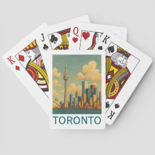 Baralho Vintage Toronto Canada - Linha Skyline Torre CN