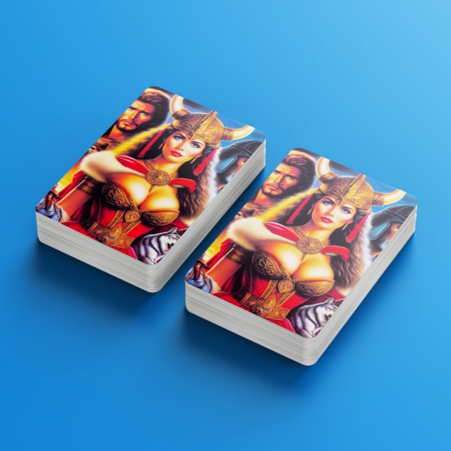 Baralho Vintage Viking Warrior Woman (Criador carregado)