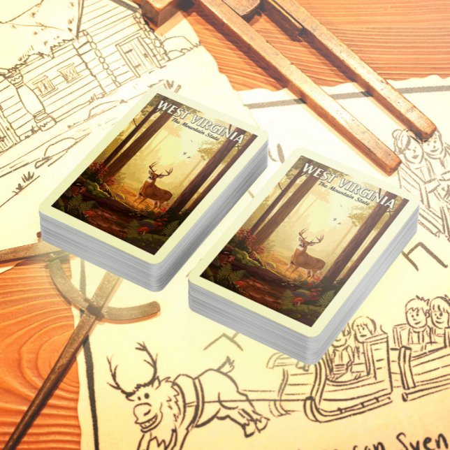 Baralho Vintage West Virginia (Criador carregado)