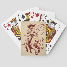 Baralho Vintage Western Ride Proud Little Cowboy