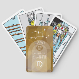 Baralho Virgo Custom Birthday Zodiac - Design moderno