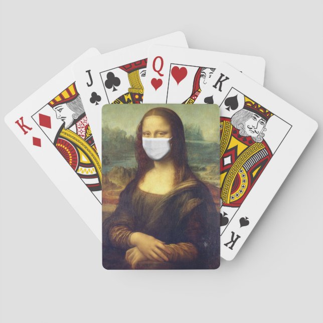 Baralho Vírus Mona Lisa Via Corona (Verso)