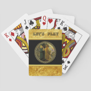 Baralho Visitação ao amanhecer Jesus batendo em uma porta 