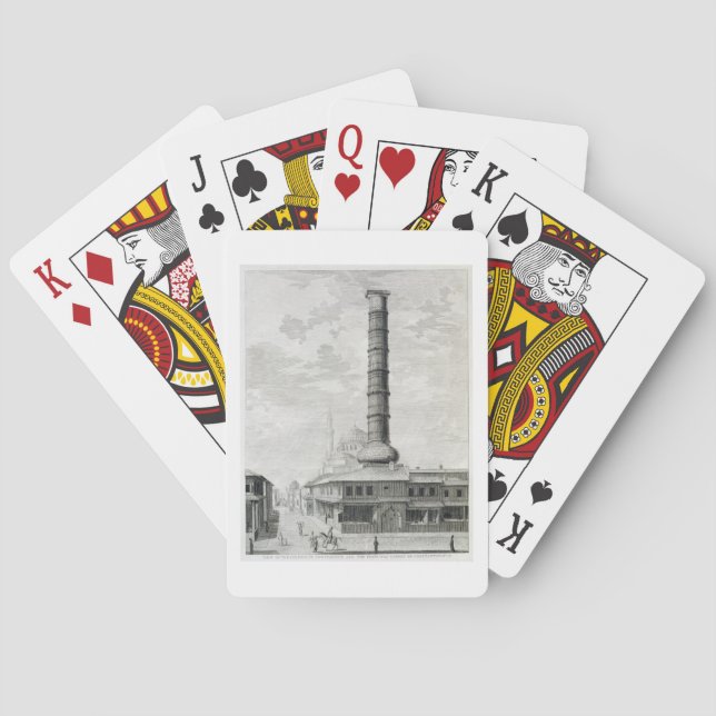 Baralho Vista da coluna de Constantim e do Principa (Verso)