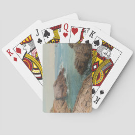 Baralho Vista sobre o mar (Paisagem Costeira) (Marinha)