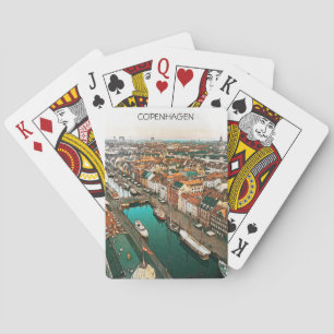 Baralho Visualização da Cidade de Copenhaga Dinamarca