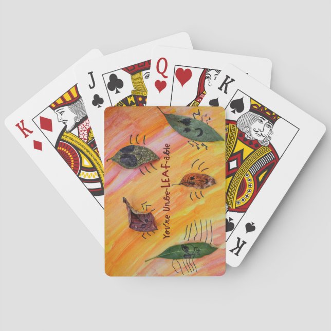 Baralho Você é UnbeLEAFable - Crianças Arte para CHOC (Verso)