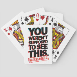 Baralho Você não deveria ver isso