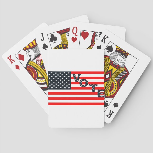 Baralho Votação nos Estados Unidos (Verso)