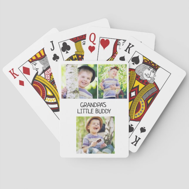 Baralho Vovô, Pequeno Amigo 3 Foto Avô (Verso)