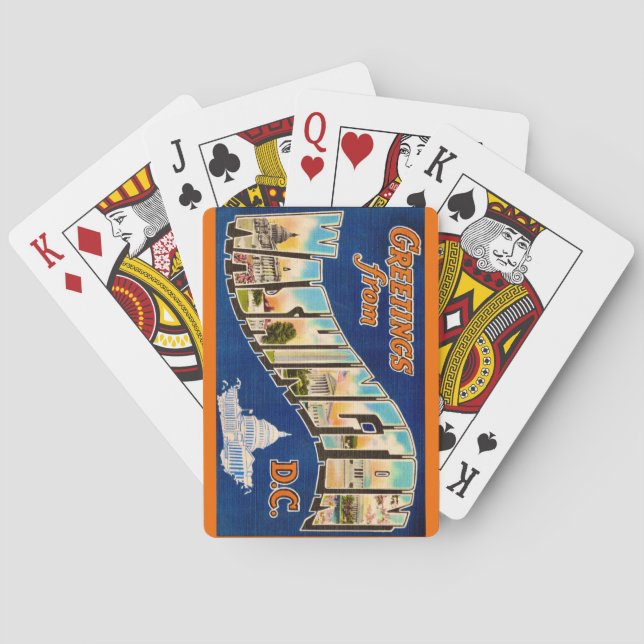 Baralho Washington DC Playing Cards (Verso)