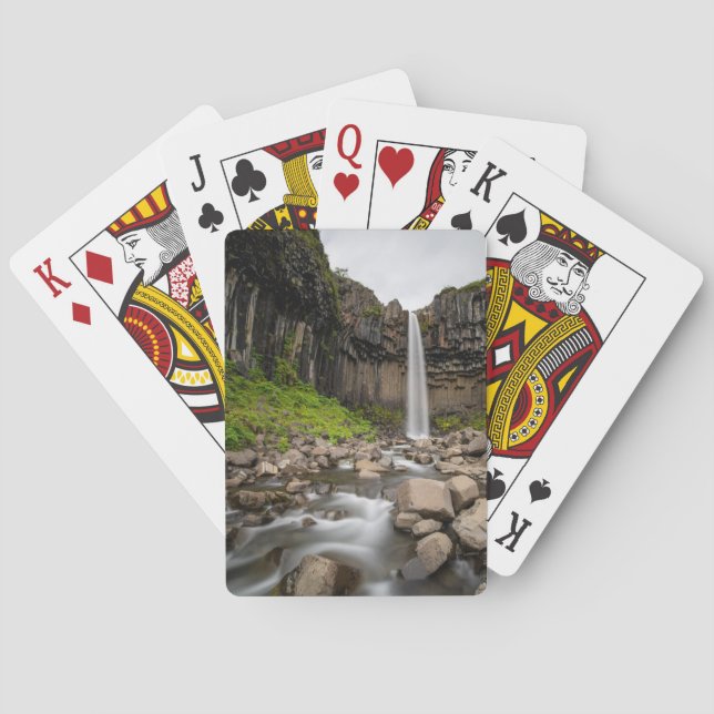 Baralho Waterfalls | Svartifoss Waterfall, South Iceland (Verso)