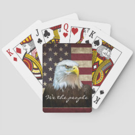 Baralho We The People Bald Eagle with Flag 